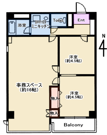 平面図(パース)