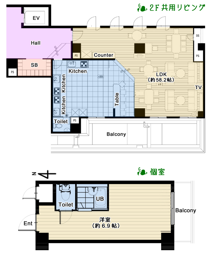 平面図(パース)