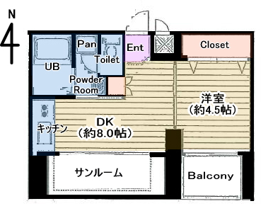 平面図(パース)