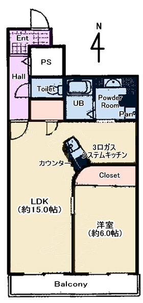 平面図(パース)