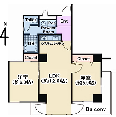 平面図(パース)