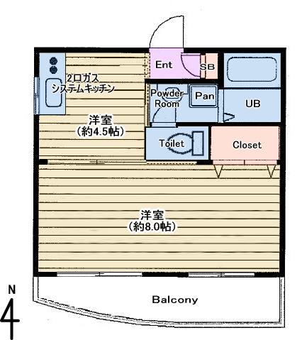 平面図(パース)