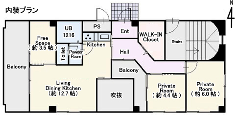 平面図(パース)