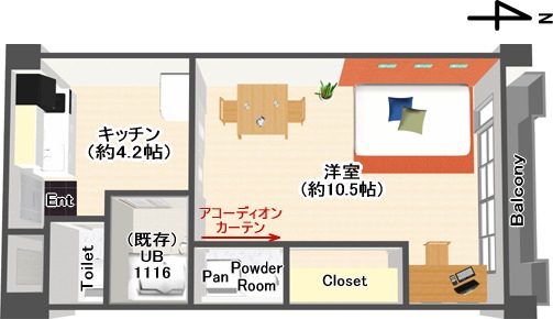 平面図(パース)