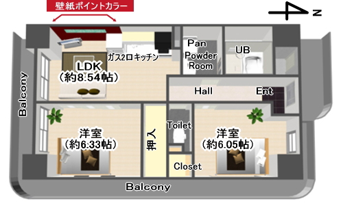 平面図(パース)