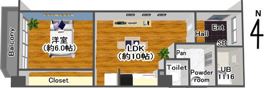 平面図(パース)