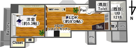 平面図(パース)