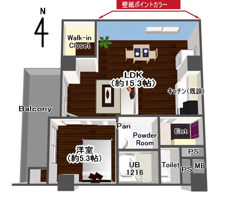 平面図(パース)