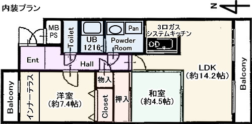 平面図(パース)