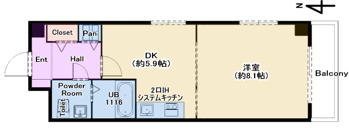 平面図(パース)