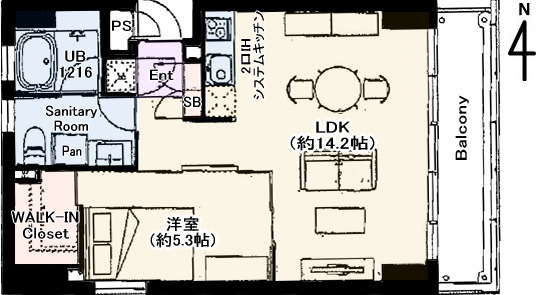 平面図(パース)